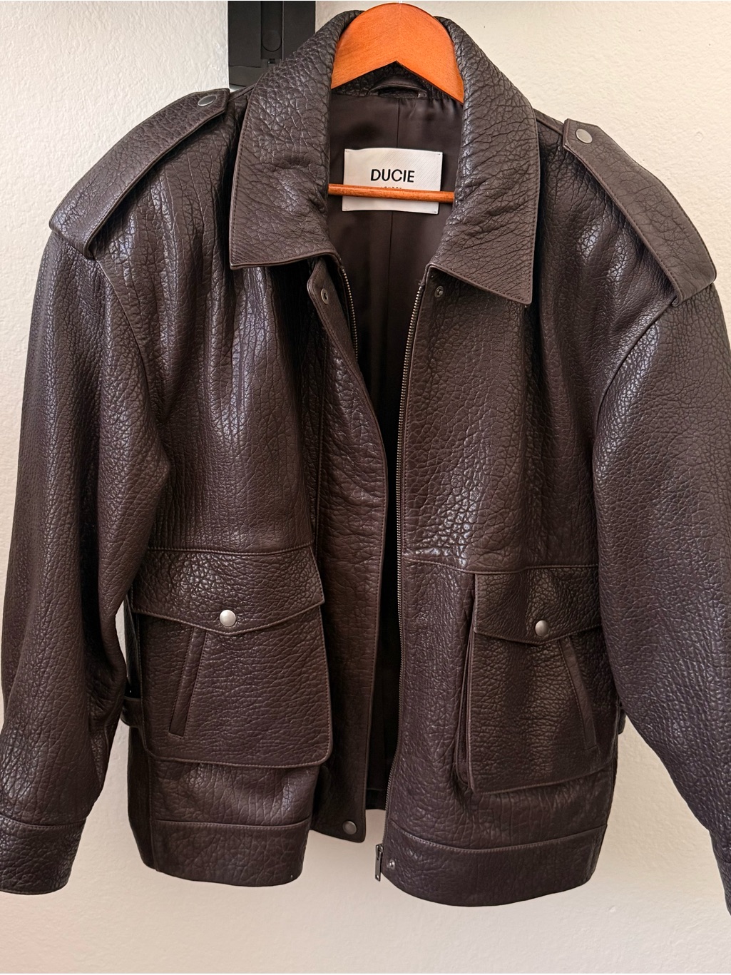 Ducie London -Opal Jacket -Bitter Chocolate — image 3 of 8